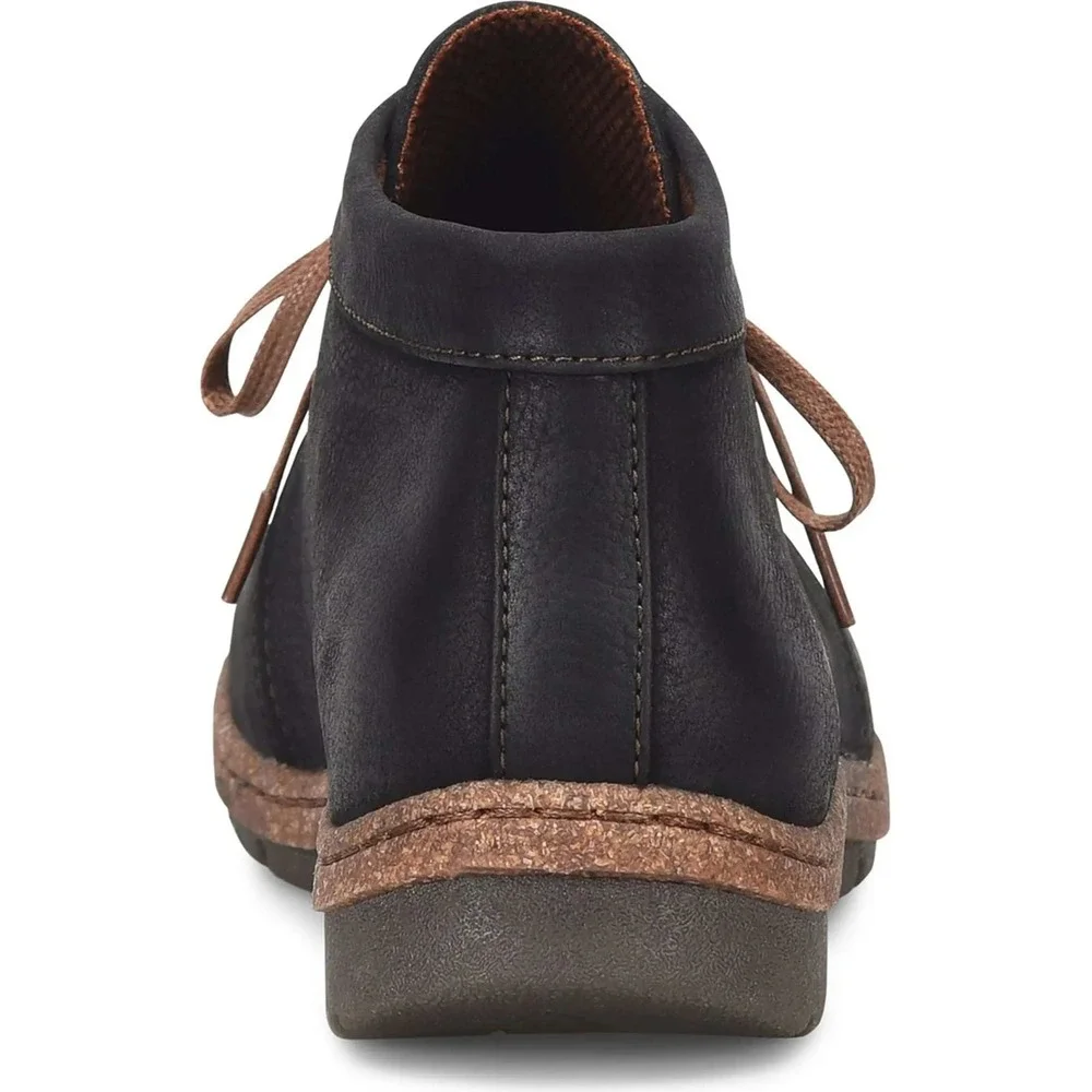b.o.c. Nadia Black Lace Up Chukka Ankle Boots Womens Size 8